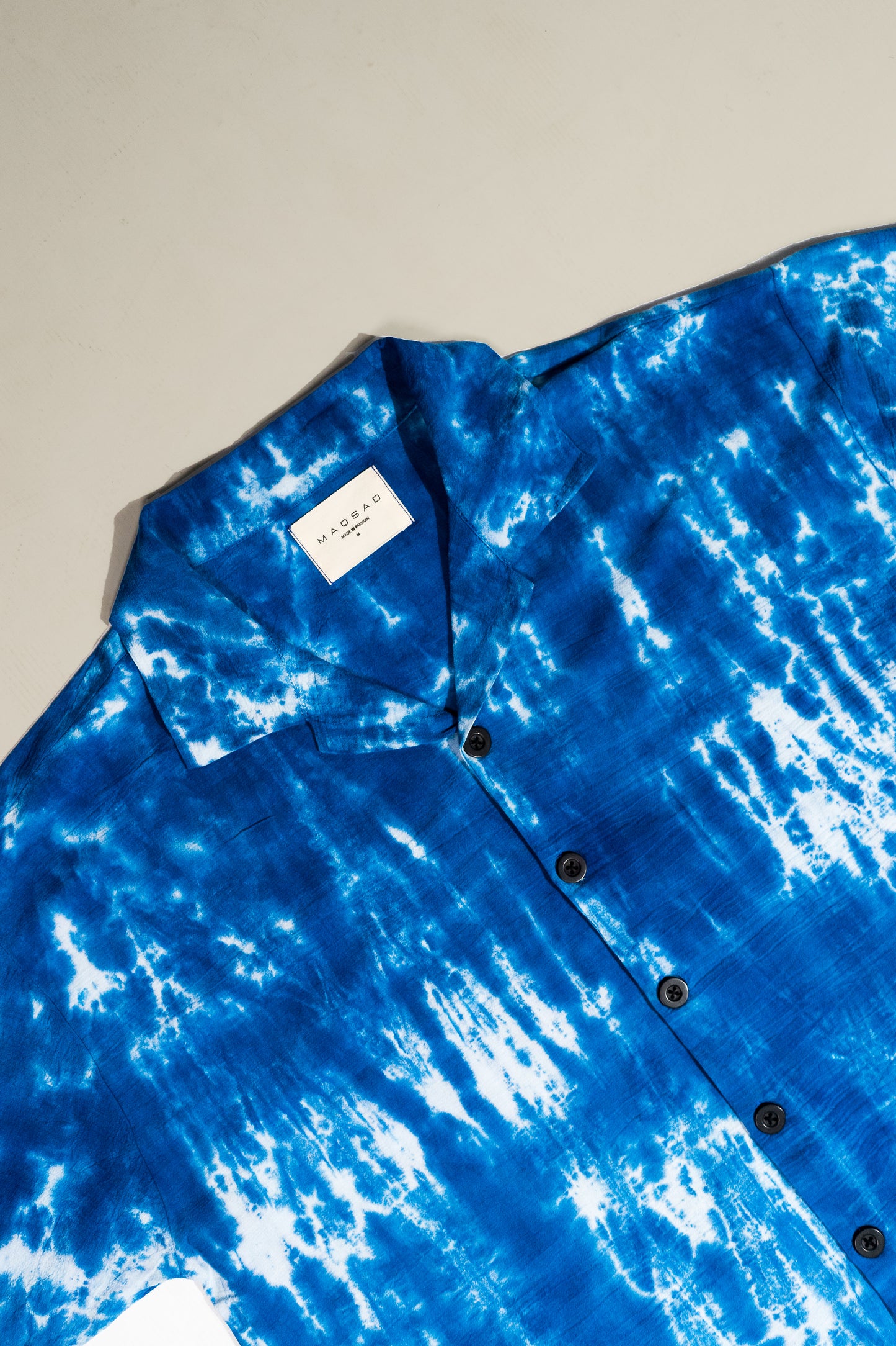 BLUE WHITE WOVEN SHIRT